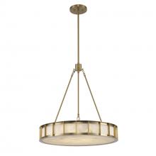 Trans Globe 11746 AG - 6LT CAROUSEL DRUM PENDANT-AG